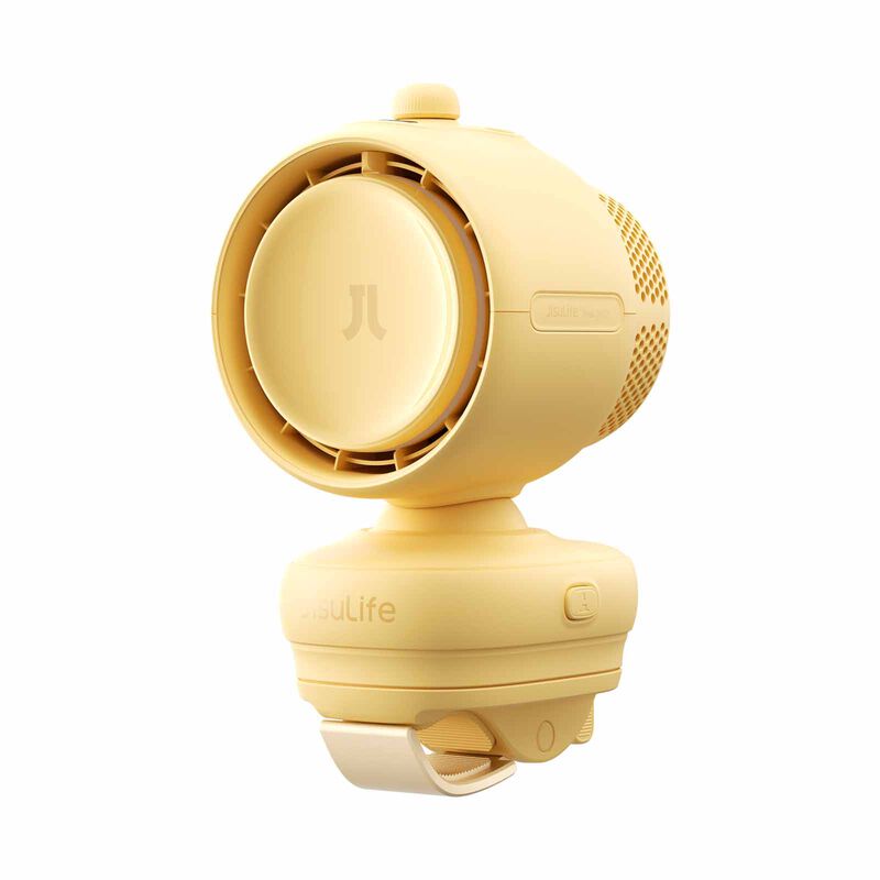 JISULIFE Stroller Fan Life3-clip-yellow FSL03R-A0108001-image 3