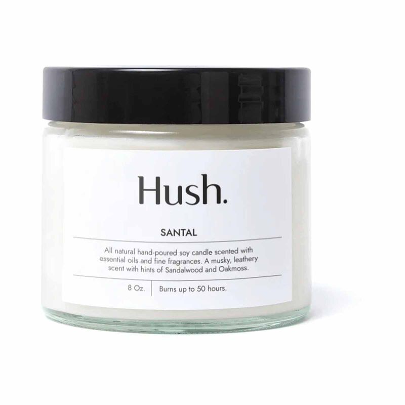 HUSH CANDL Candle - 8oz SANTAL-image 1