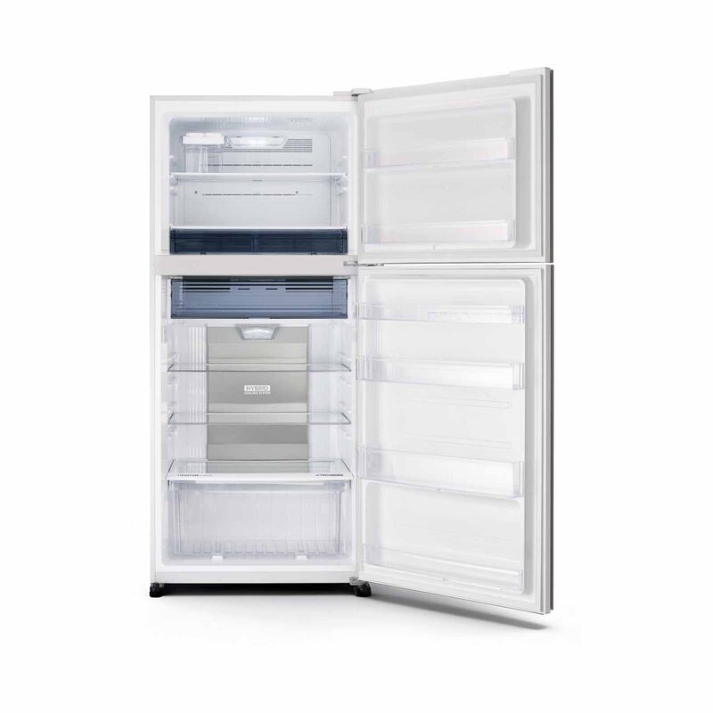 SHARP 2 Door Top Mount Fridge - Matte White (523l) SJ-PG51A-W-image 3