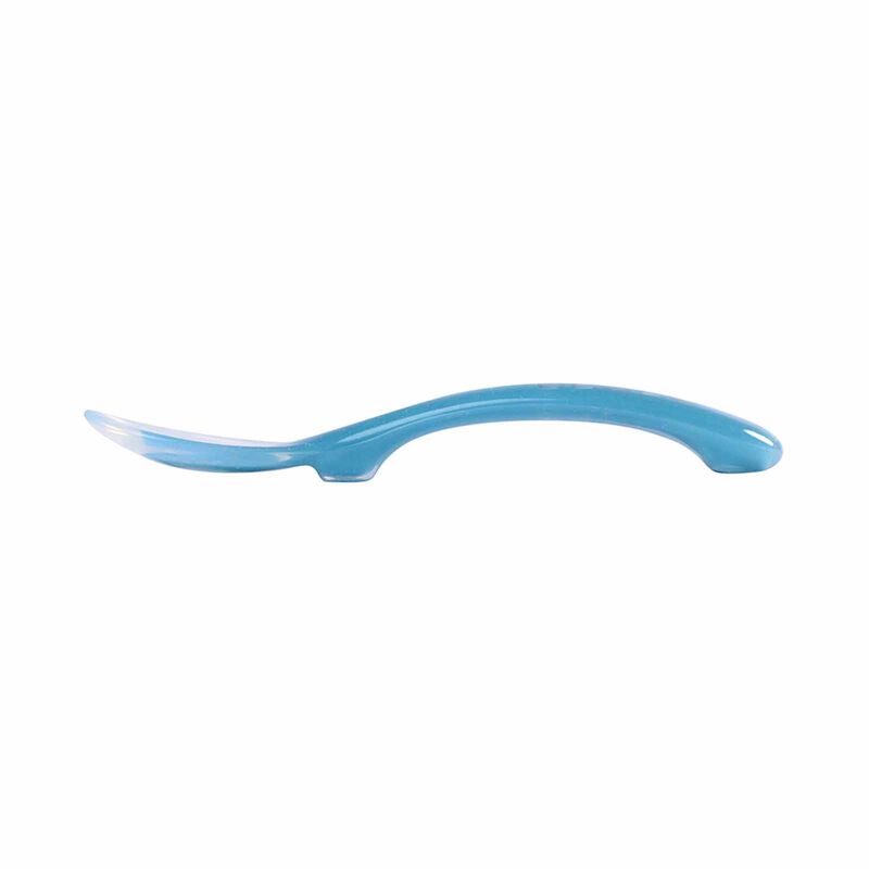 BEABA Suction Divided Plate & Spoon - Blue (online) SILICONE-image 6