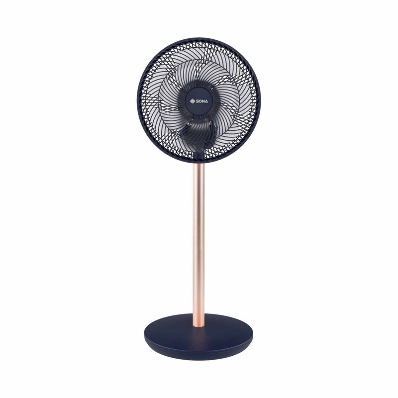 SONA 12 In 2-in-1 Dc Fan With Remote Control-blue SFS9008CR-image 1