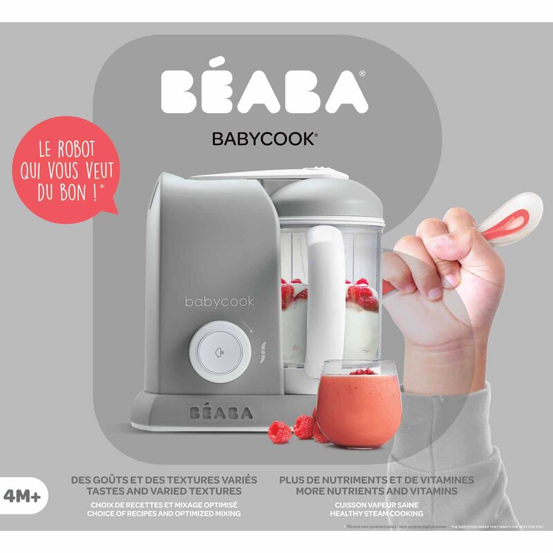 BEABA Baby Food Processor - Grey (online) BABYCOOK SOLO-image 2