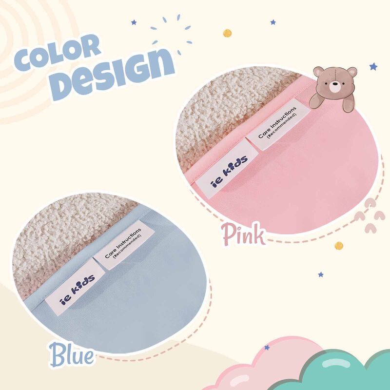 IE KIDS Ie Kids I Pillow + Bolster I Pink (oe) 7495 I PILLOW BOLSTER I PINK-image 2