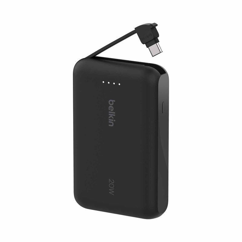 BELKIN Powerbank 10k W/ Cable Black Pd 20w BPB021FQBK-image 1