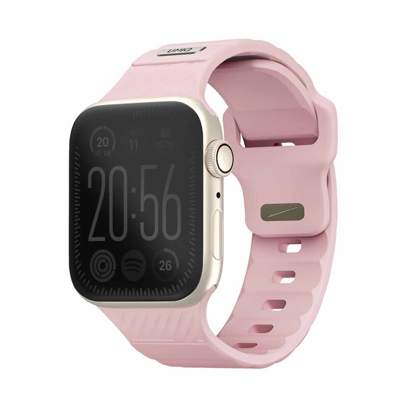 UNIQ Stride Fkm Rubber Apple Watch Strap 41/40/38mm - Pale Pink (pale Pink) UNIQ-41MM-STRIPPNK-image 2
