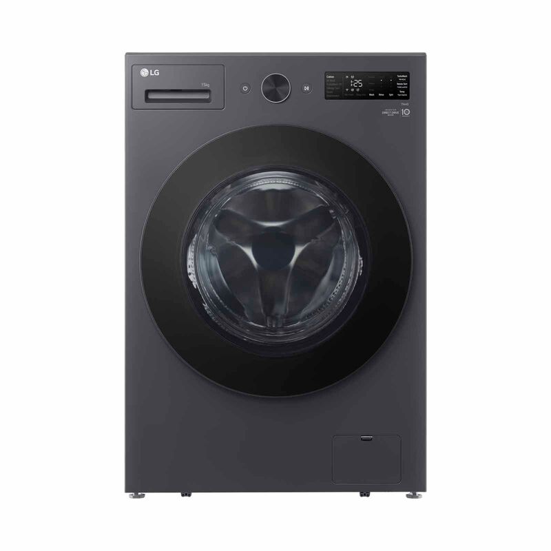 LG Frontload Washer (15kg) Matt Black F2515SNTG-image 1