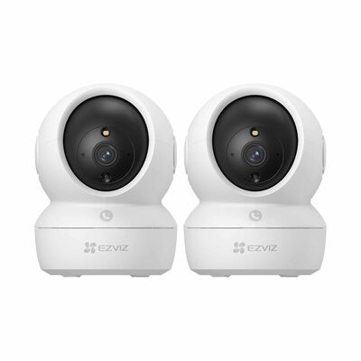 EZVIZ Bundle Deal - H6c Pro Pan & Tilt Smart Home Camera (x2 Pcs) CS-H6C-R105-1L3WF (BUNDLE DEAL X2 PCS)