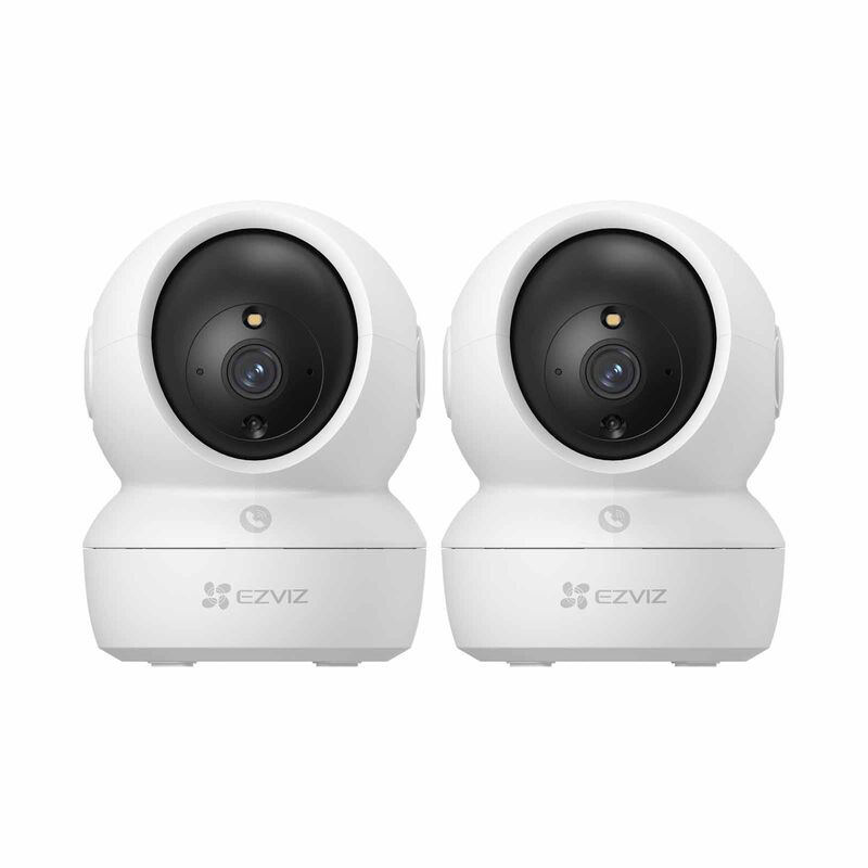 EZVIZ Bundle Deal - H6c Pro Pan & Tilt Smart Home Camera (x2 Pcs) CS-H6C-R105-1L3WF (BUNDLE DEAL X2 PCS)-image 1