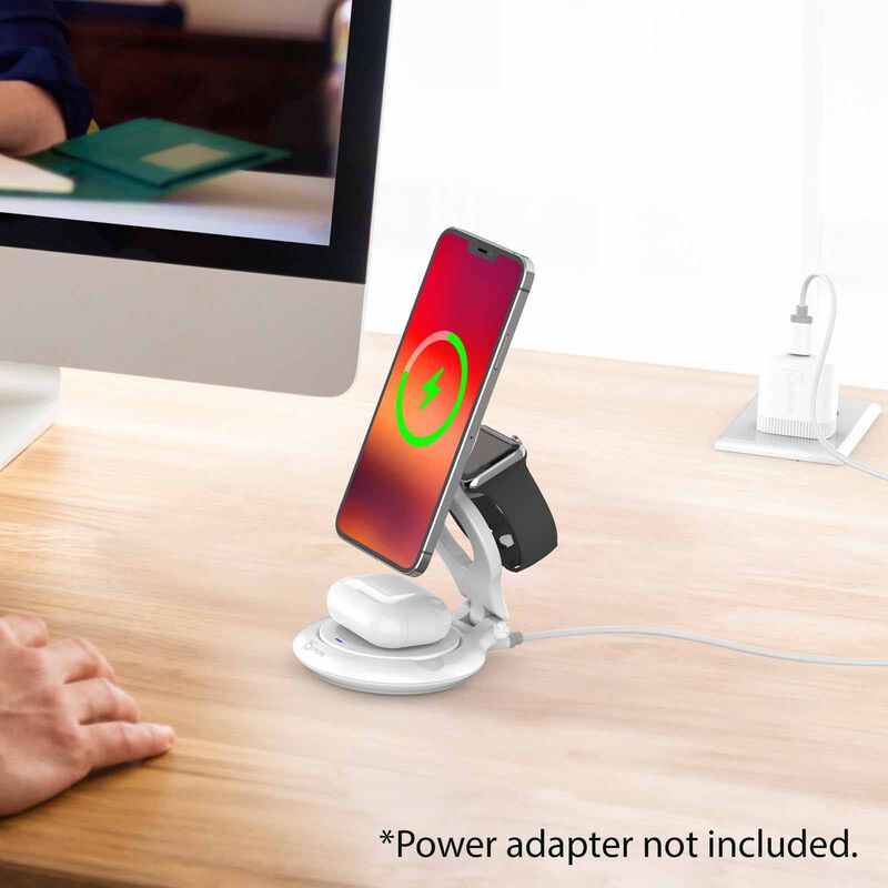 J5CREATE Qi2 3-in-1 Magnetic Foldable W/less Charging Station JUPW3415-image 8