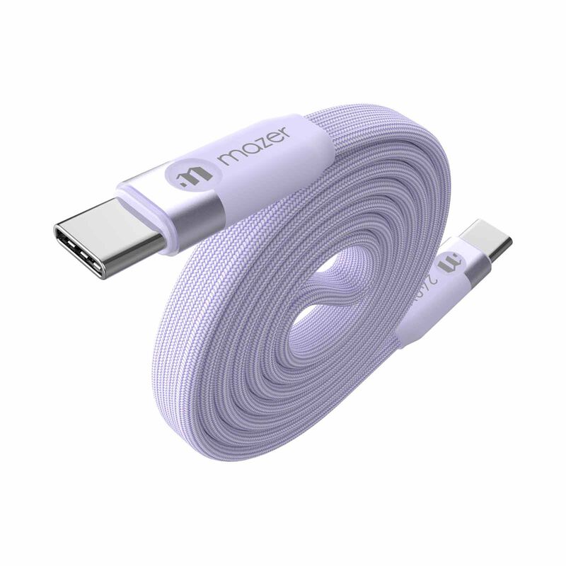 MAZER Infinitelink Cobra3 Flat Magnetic 1m/240w Roll Cable-lavender M-COBRA30-LD-image 3