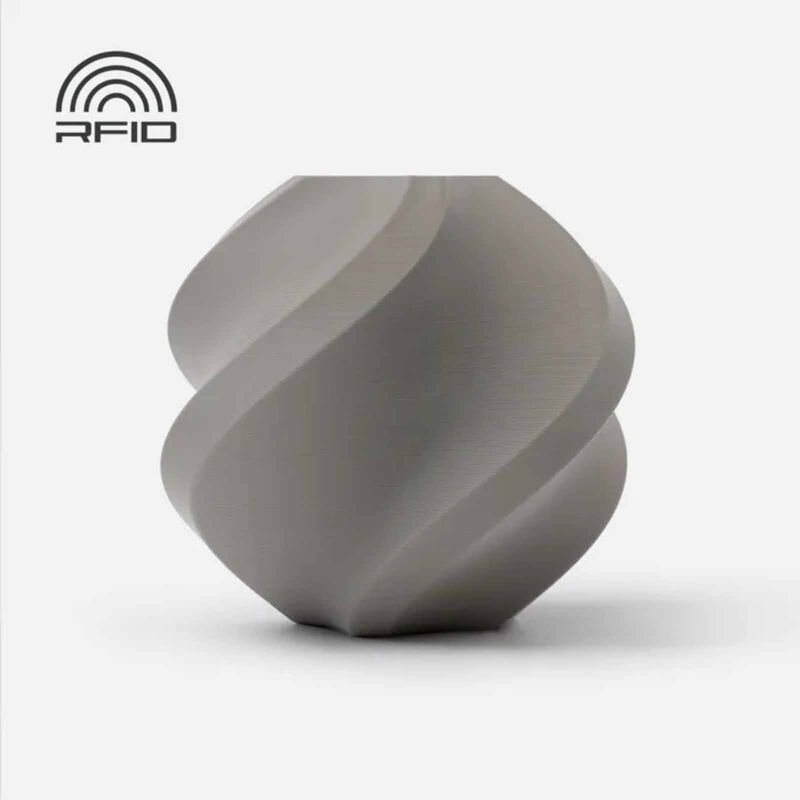 BAMBU LAB Pla Basic - Gray - With Reusable Spool BAM-A00-D0-1.75-1000-SPL-image null