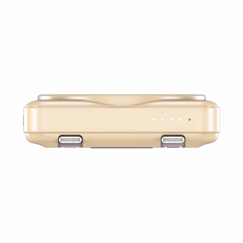 VERBATIM Powerbank Magnetic Wireless Charge 10000mah 2 X C Stand Gold VM32271-image 3