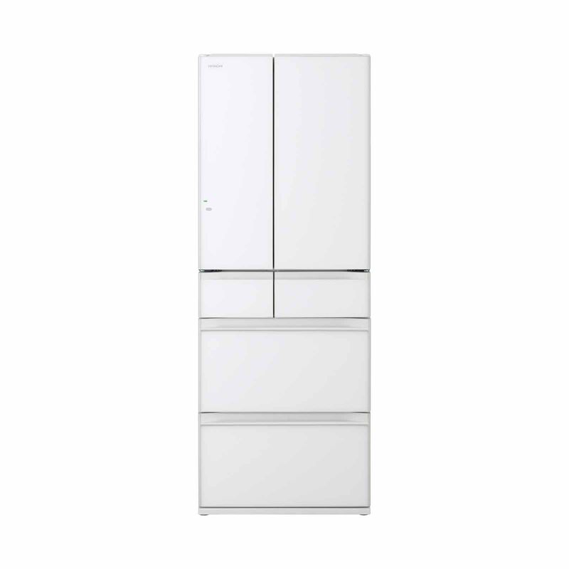 HITACHI 6 Door Fridge (611l) Crystal White R-HW620WS-XW-image 1
