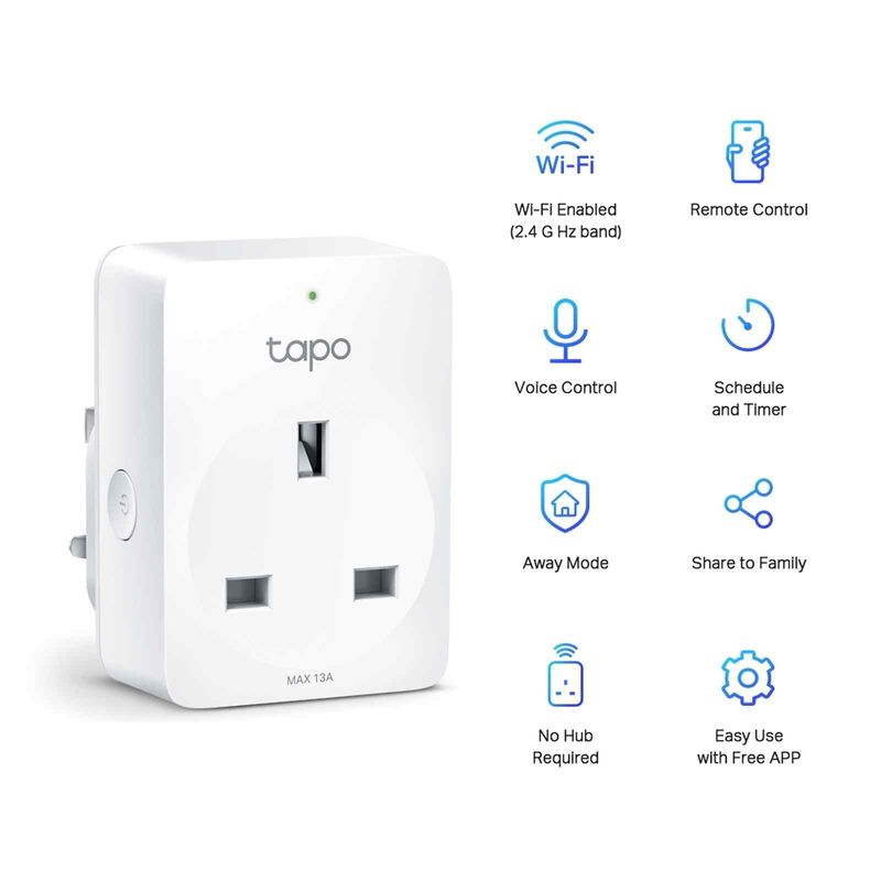 TP LINK Tapo P100 Mini Smart Wi-fi Socket (4pk) TPL-TAPO-P100-4PK-image 2