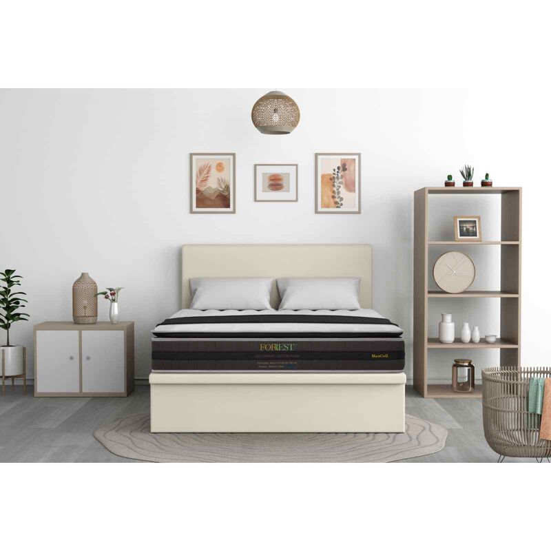 MAXCOIL King Size Mattress ECO ORGANIC COTTON PLISSE-image 4
