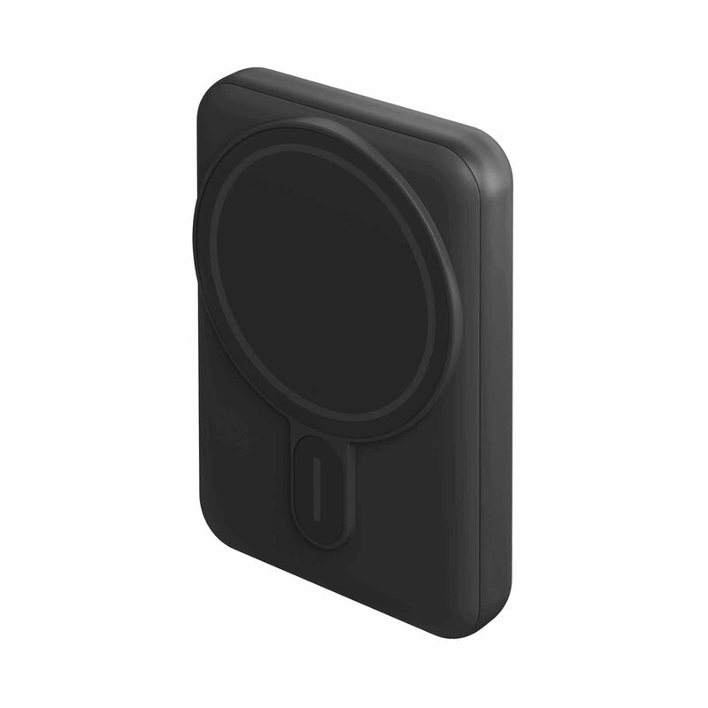ENERGEA Magpac Mini 10000mah Ultra Slim Magsafe Compatible Powerbank With Built-in Video Stand - Black MP-MINI-BLK-image 1