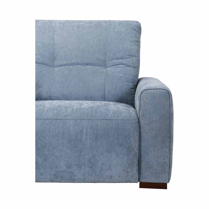 MUZE 3rr-e Seater 2 Function W System(fab) Blue Fabric Sofa BONNIE-image 8