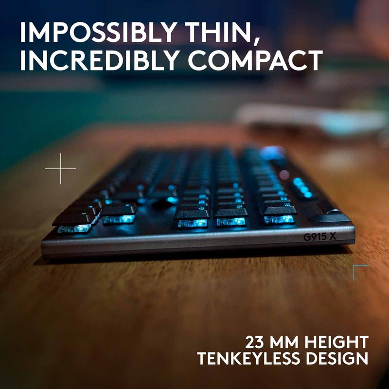 LOGITECH G915 X Lightspeed Tenkeyless Black Keyboard Gl-linear 920-012748-image 10