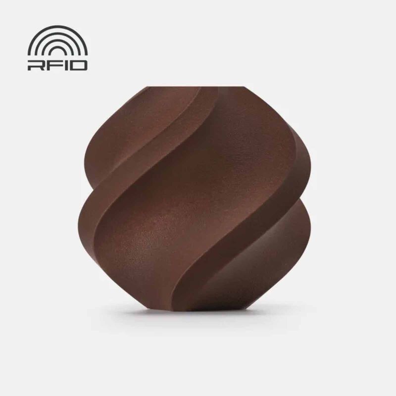 BAMBU LAB Pla Wood - Rosewood - With Bambu Reusable Spool BAM-A16-R0-1.75-1000-SPL-image null