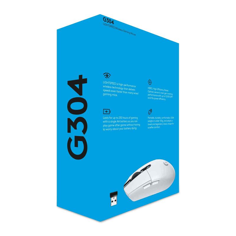 LOGITECH G304 Wireless Lightspeed Gaming Mouse (white) 910-005293-image 8