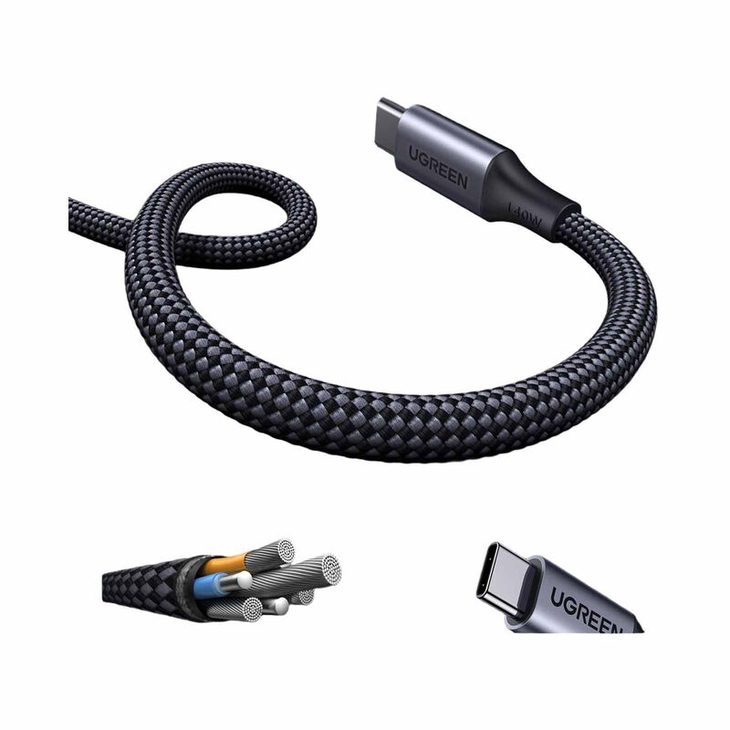 UGREEN L533_75733 Usb-c To Usb-c 140w Cable 1 To 2 Cable, 2m 75733-image 4