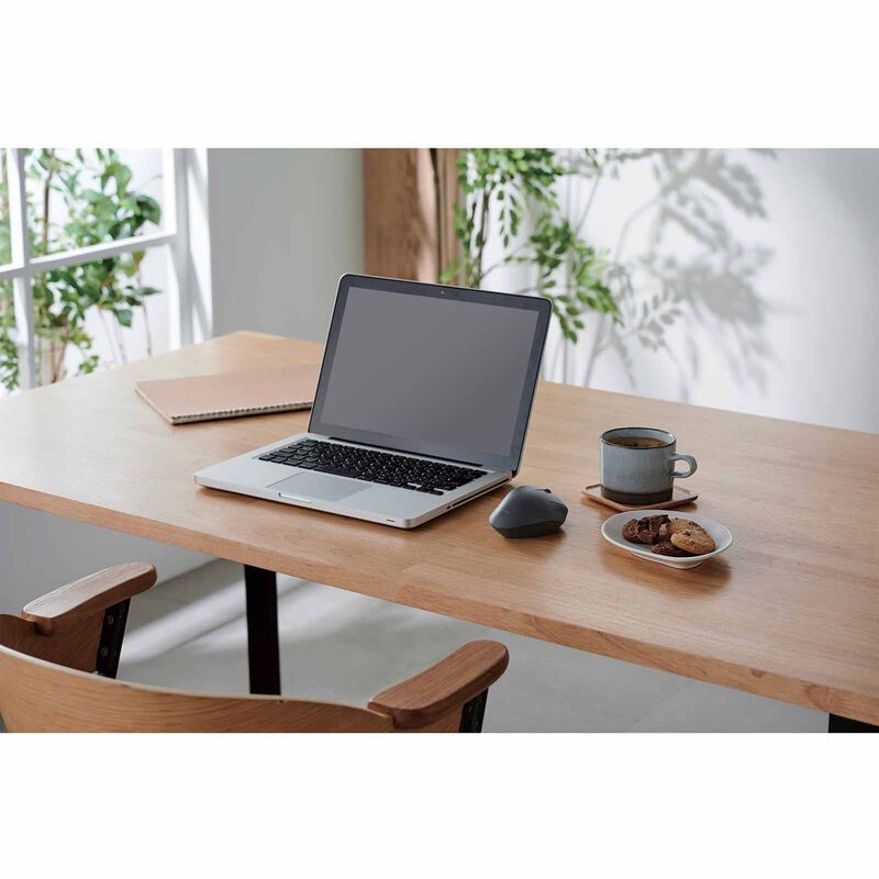 ELECOM 3 Btn Dual Mode Bt & Wireless Mouse - Black M-SH10MBSKBK-image 2