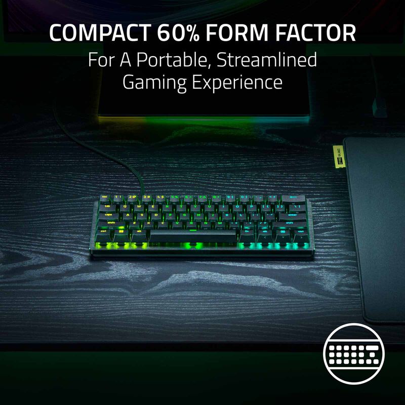 RAZER Huntsman V3 Pro Mini 8khz - 60 Percent Analog Optical Esports Keyboard - Us Layout RZ03-05740100-R3M1-image 10