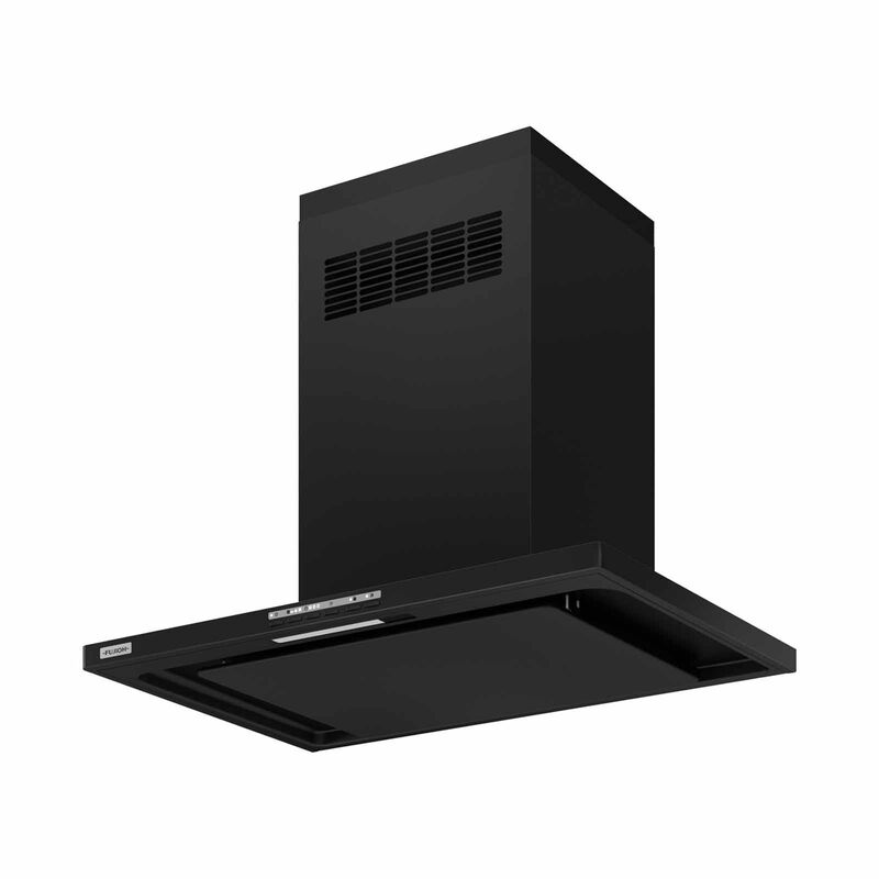 FUJIOH 90cm Made In Japan Patented Oil Smasher Chimney Hood - Texture Black (exclude Installation) FR-CL1890 R XBK-image 2