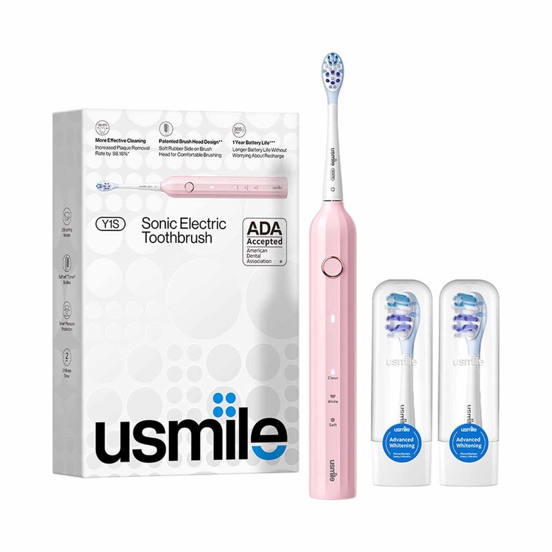 USMILE Sonic Electric Toothbrush - Honey Pink Y1S - HONEY PINK-image 1