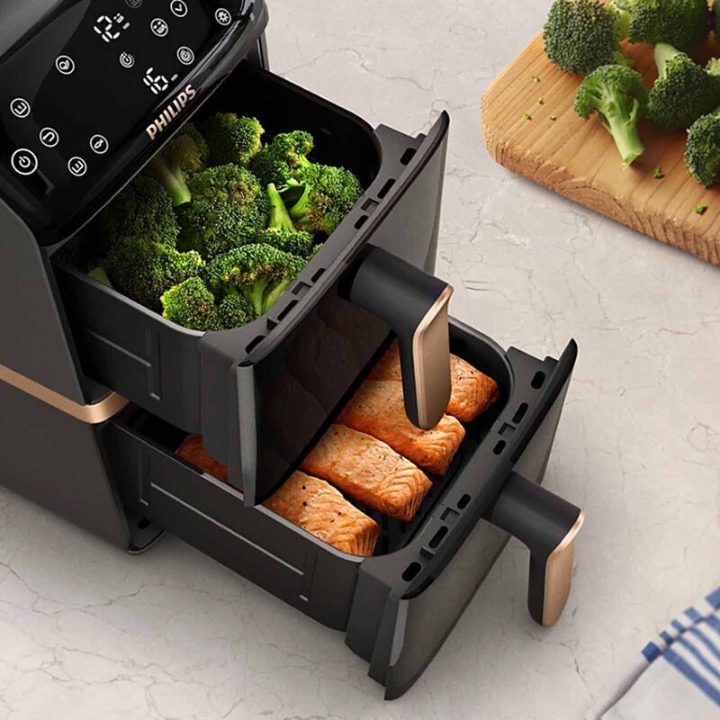 PHILIPS 4000 Series Dual Stack Air Fryer (10l) NA462/79-image 2