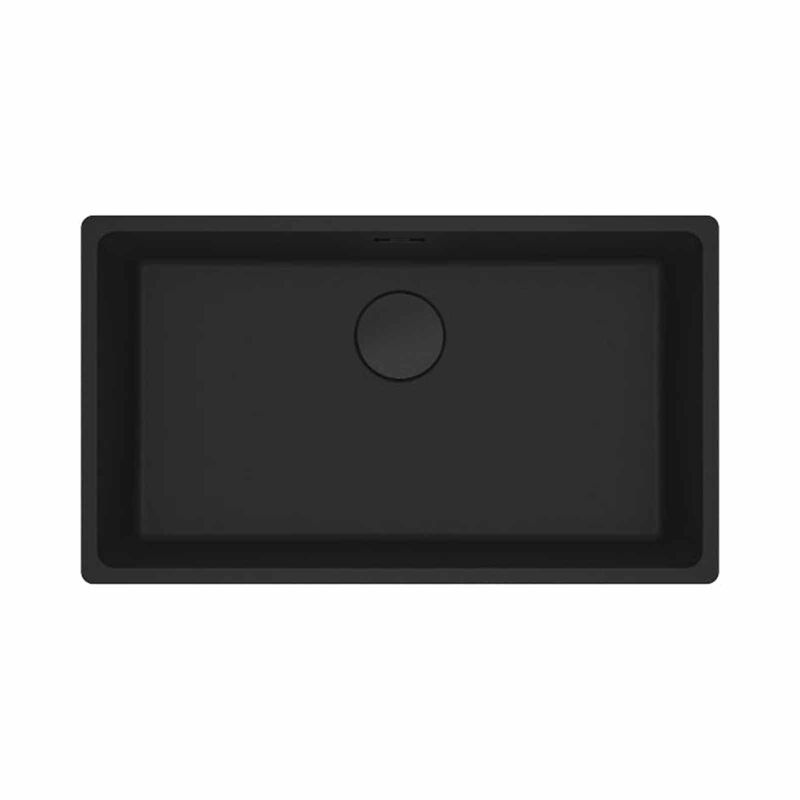 FRANKE Single Bowl Fragranite Kitchen Sink - Mrg 210-72 / 110-72-mb Matt Black MARIS-image 1