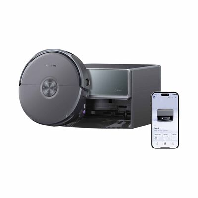 NARWAL Flow2 (compact Station) Robot Vacuum & Mop Black Finish Glass Top YJCC036 - COMPACT STATION