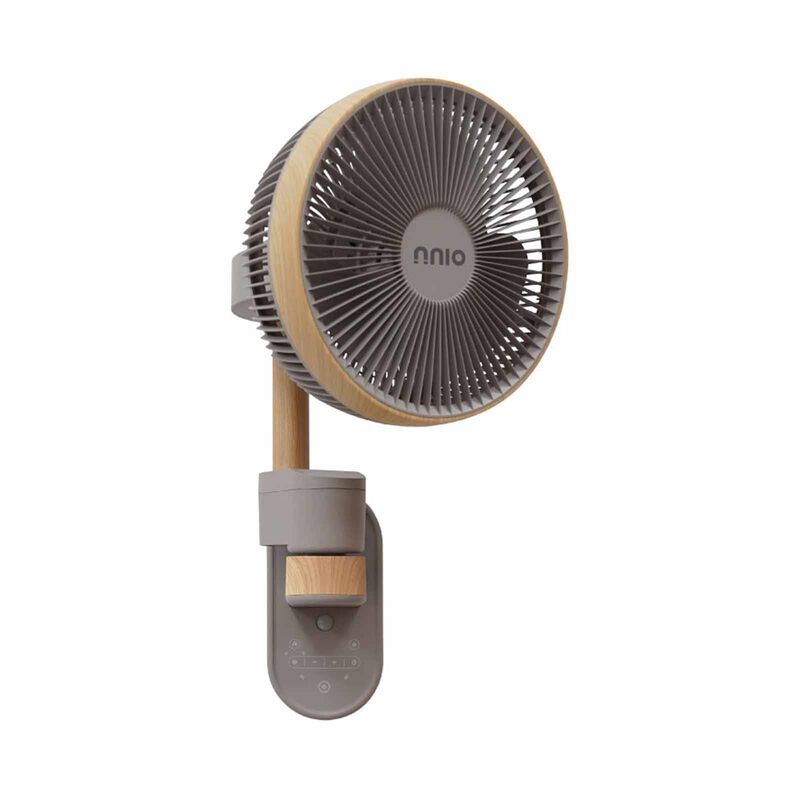 NNIO 10 In Wall Air Circulator Dc Wall Fan With Remote - Almond N1000DCWFR-A-image 3