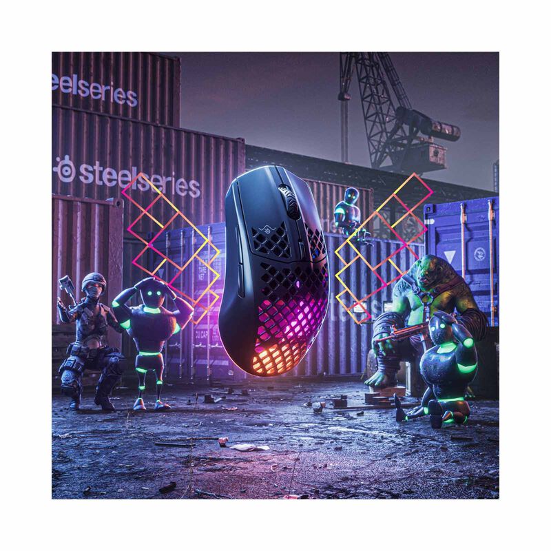 STEELSERIE Wireless, Light Weight Gaming Mice AEROX 3 ONXY-image 4