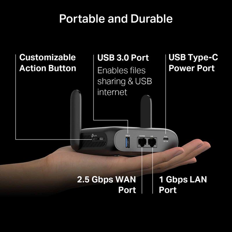 TP LINK Be3600 Wi-fi 7 Travel Router TL-WR3602BE-image 13
