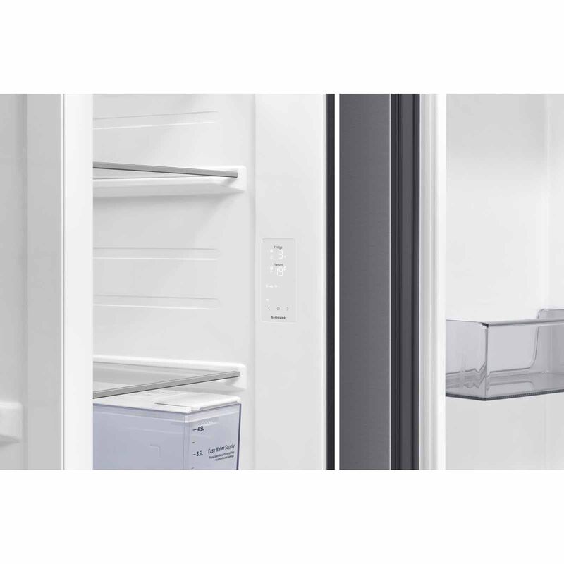 SAMSUNG Side By Side Fridge (635l) - Matt Doi Metal RS70H65K3TSS-image 6