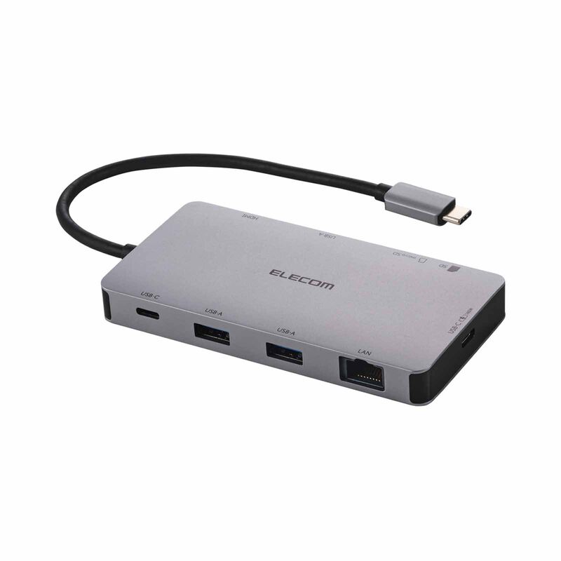 Shop ELECOM 9-in-1 Pd140w Docking Station (hdmi/usb-c/usb-a/lan/sd ...