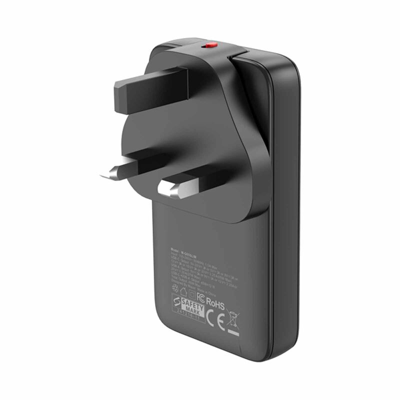 MAZER Prestigegan Pd65w 1c1a With Travel Plugs - Black M-G65SLIM-BK-image 6