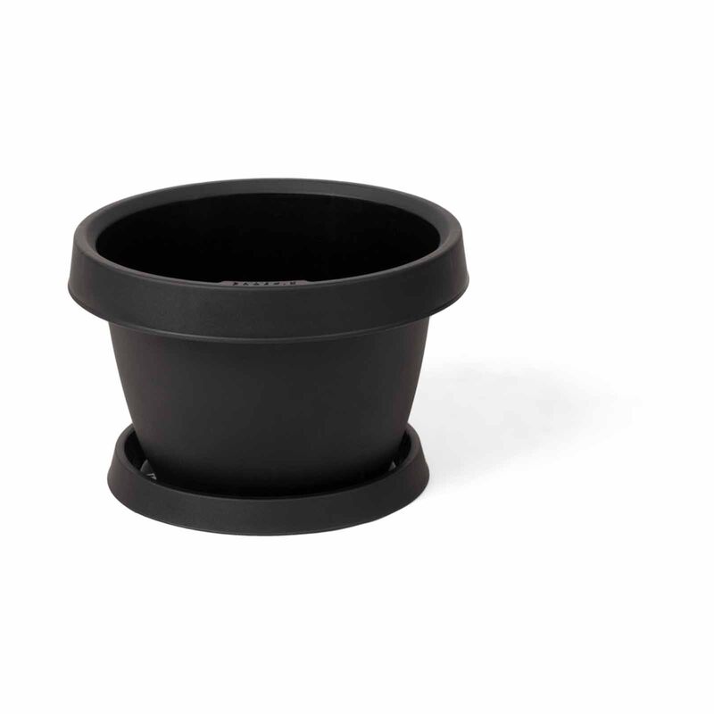 PHOENIX Gro Flowerpot + Tray 12l Night Black P-PX-70-4123-image null