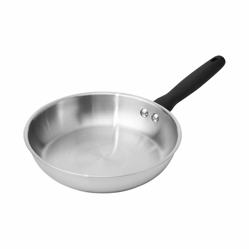 MEYER Luna Stainless Steel 24cm/9.5'' Open Frypan 71804-image 1