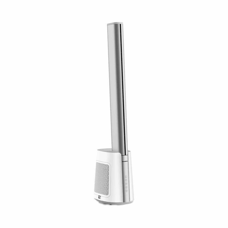 EUROPACE Smart Air Purifying Bladeless Dc Fan-white And Metallic Silver EBFZ2WHWIFI-image 3