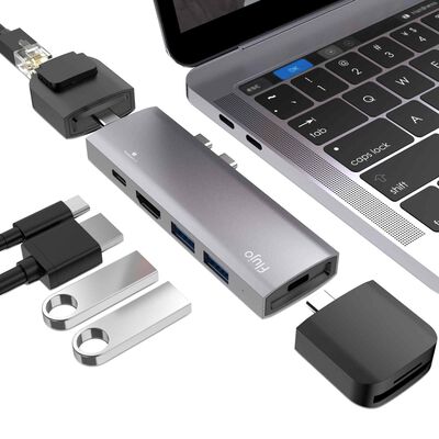 FLUJO Usb C Multi-function Adapter Macbook Pro Thunderbolt CH-50-G