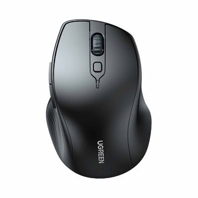 UGREEN Mu101_15803 2.4g + Bluetooth 4000dpi Ergonomic Wireless Mouse With Batteries, Blue Gray 15803