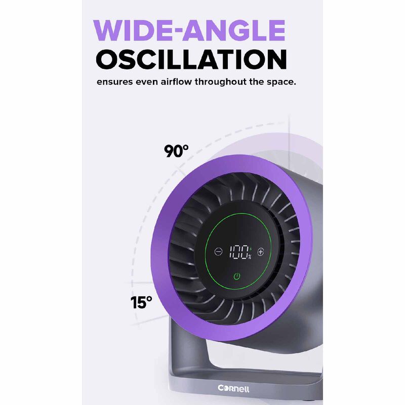 CORNELL Portable Desk Fan CTF75G-image 3