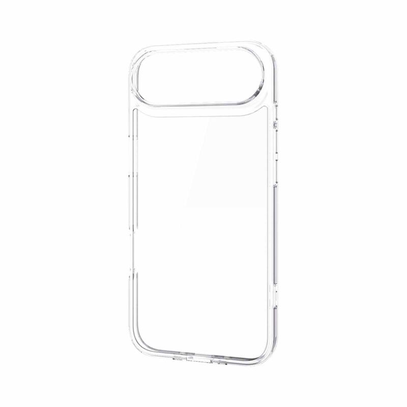 ELECOM Iphone 17 Air Hybrid Case Glass Standard With Metal Ring PM-A25BHVCG1CR-image 1