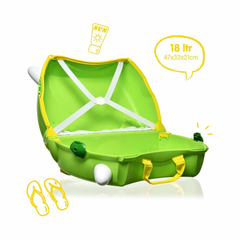 TRUNKI Ride On Luggage - Dudley The Dinosaur TR0352-GB01-image 2