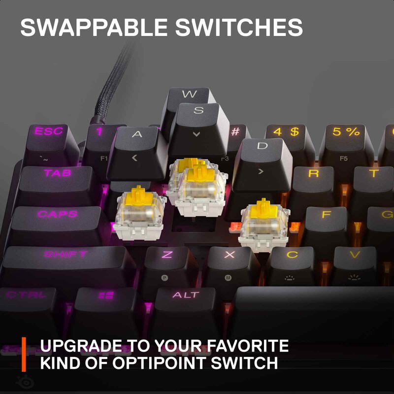 STEELSERIE Us Gaming Wired Keyboard APEX 9 MINI-image 12