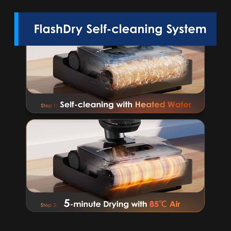 TINECO Floor One I7 Stretch Steam Cordless Floor Washer I7 STRETCH STEAM-image 8