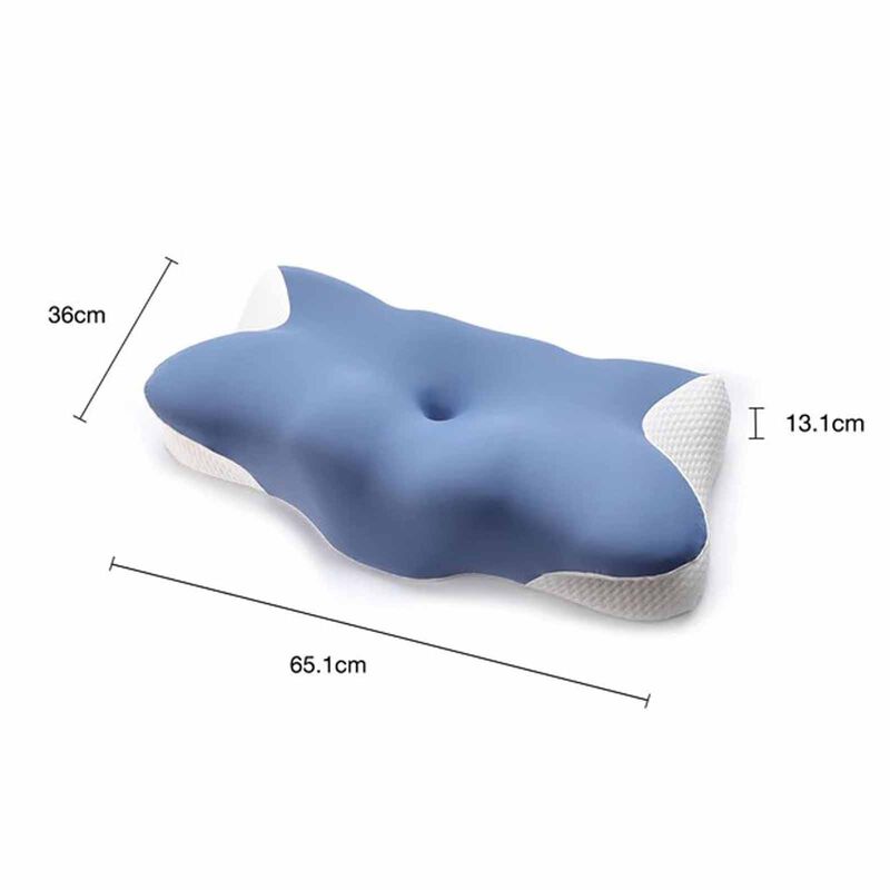BELLAMI PL Dream Morph Memory Foam Pillow With Cover - White + Dark Grey DREAM MORPH-image 5