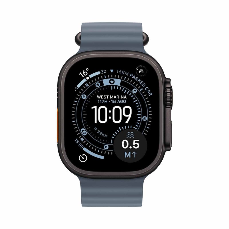 APPLE 49mm Anchor Blue Ocean Band - Black Titanium Finish MGCJ4FE/A-image 2